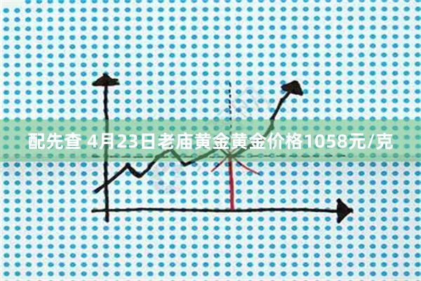配先查 4月23日老庙黄金黄金价格1058元/克