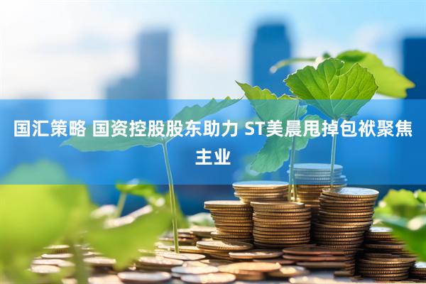 国汇策略 国资控股股东助力 ST美晨甩掉包袱聚焦主业
