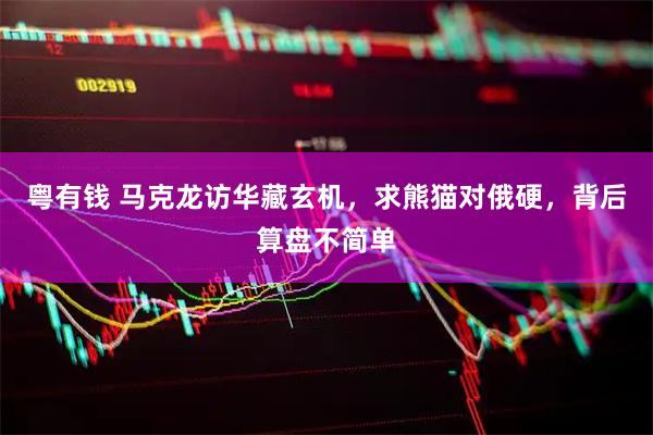 粤有钱 马克龙访华藏玄机，求熊猫对俄硬，背后算盘不简单